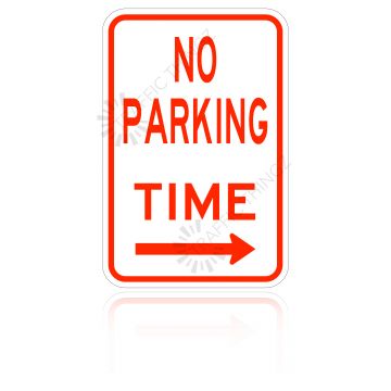 MUTCD R7-1 No Parking Anytime Right